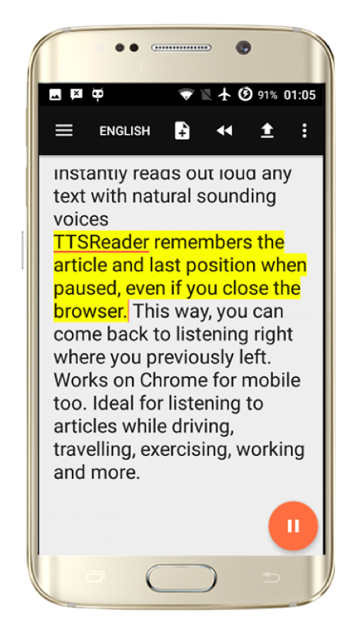 Text To Speech Reader Mobile